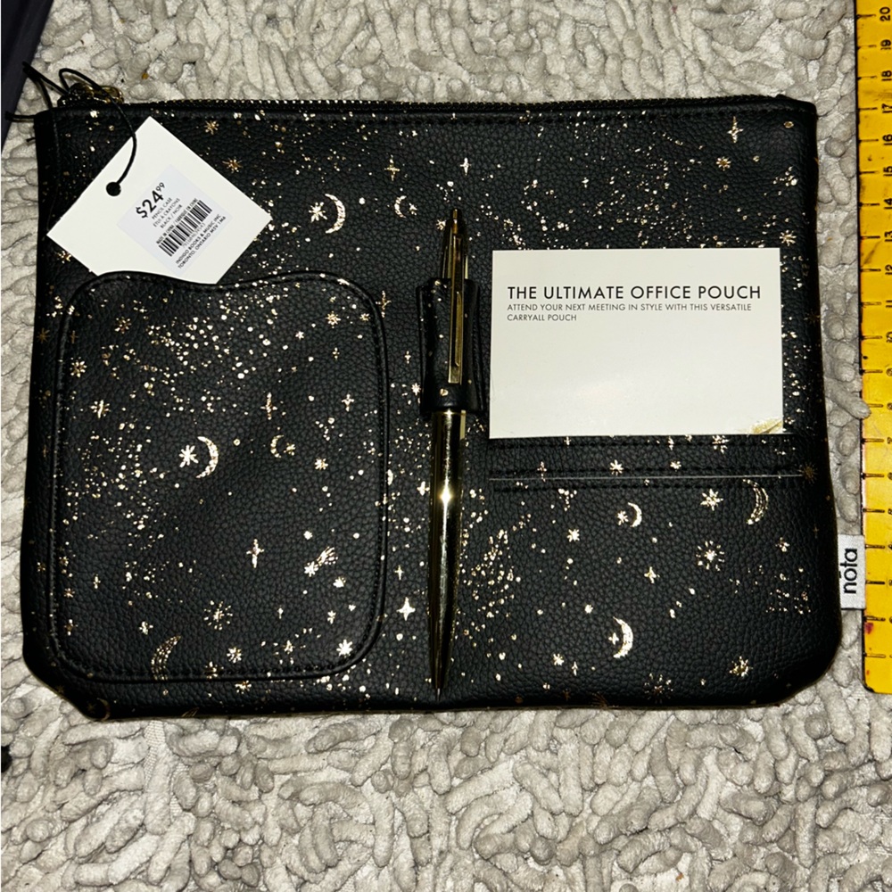 Night sky office pouch